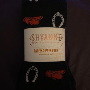 Shyanne 3 pair over the knee socks